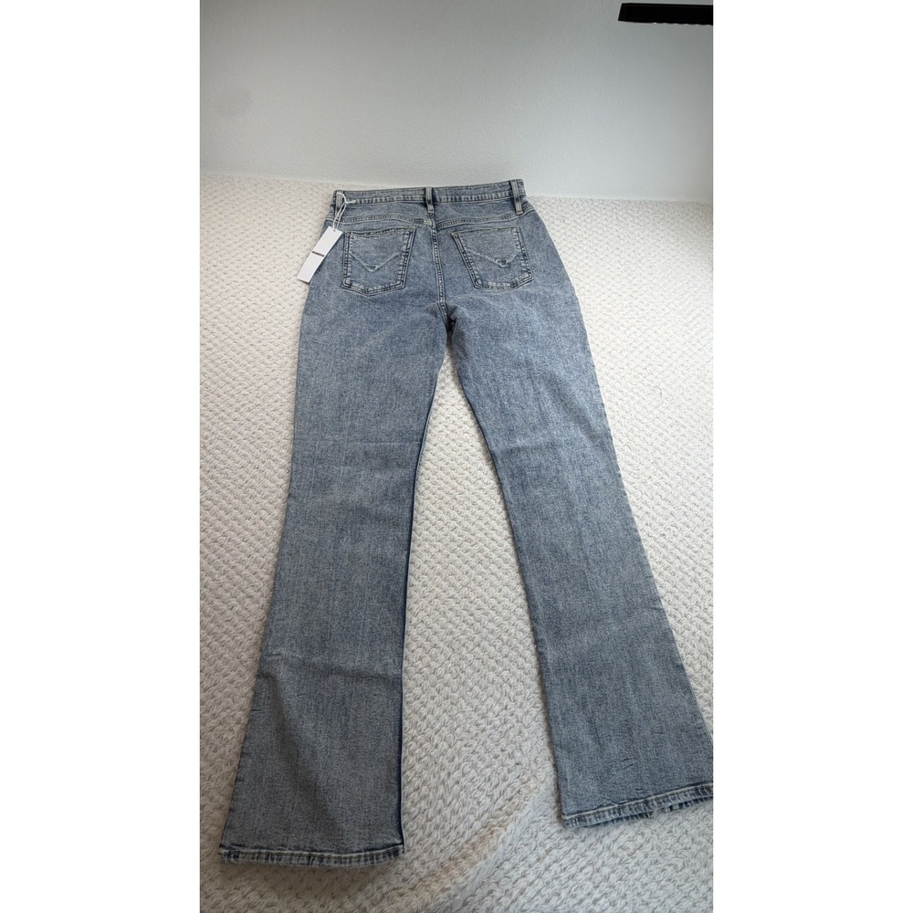 NWT Hudson Barbara High-Rise Bootcut Jean w/ Slit Hem Color caliber $195 Size 32 - Picture 8 of 10